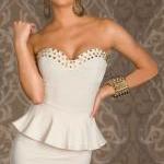 [grhmf2600079]Cool Rivet Dress &Bar(size M)
