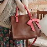 New Style Hit Color Three-dimensional Bow Handbag &bag