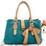 [grhmf2200046]Nice Green Buckle Bow Handbag