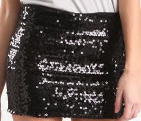 [grhmf2600030]Temperament Slim Sequined Circle Skirt