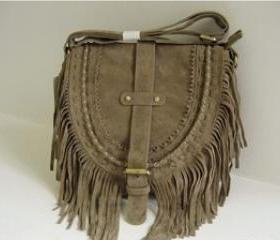 [grhmf2200055]Vintage Semicircle Bohemian Fringed Bag