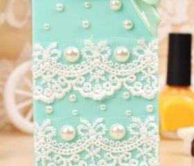 Fashion Lace With Bows cover for iphone 4/4s