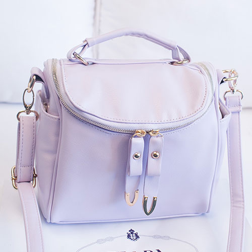 Cool Cute Fashion Pure Message Bag Crossbody Bag - Light Purple ...