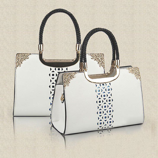 white cute purse